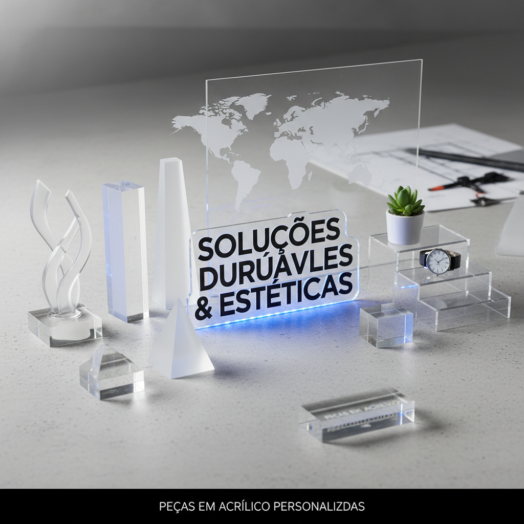 Peças em Acrílico Personalizadas: Soluções Duráveis e Estéticas para Seu Projeto
